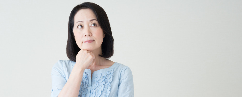 困った女性